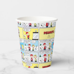 Charlie Brown   Schneekugel Pappbecher