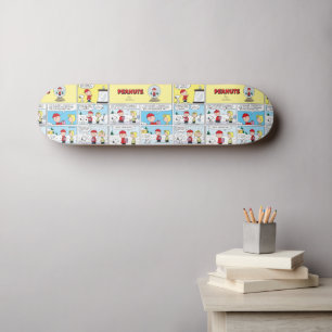 Charlie Brown Schneekugel Skateboard