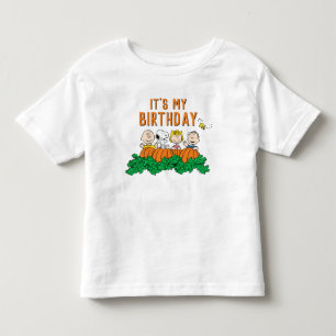 Charlie Brown und Gang Pumpkin Birthday Kleinkind T-shirt
