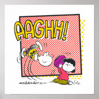 Charlie Brown und Lucy Football Comic Graphic