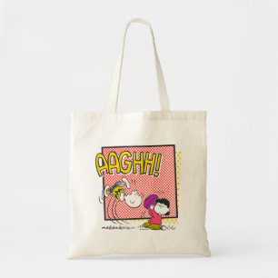 Charlie Brown und Lucy Football Comic Graphic Tragetasche