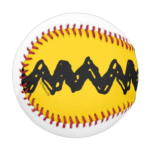 Charlie Brown Zig Zag Muster Baseball