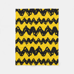 Charlie Brown Zig Zag Muster Fleecedecke