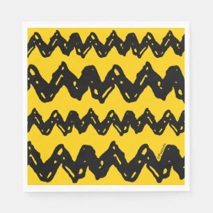 Charlie Brown Zig Zag Muster Serviette