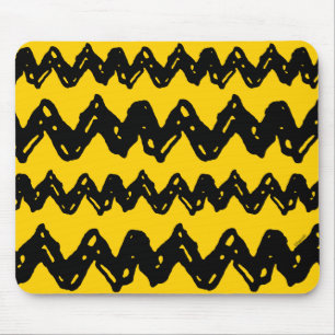 Charlie Brown Zig Zag Pattern Mousepad