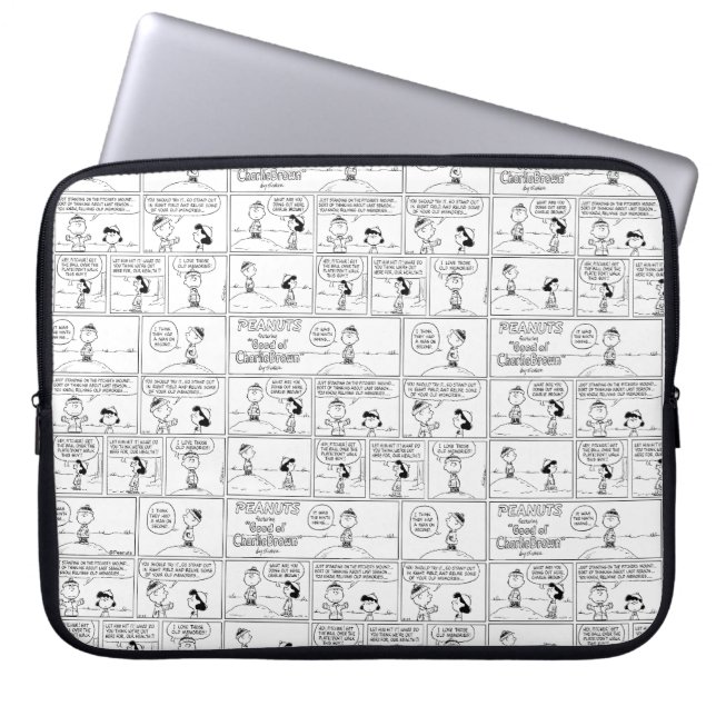 Charlie Browns Erinnerungen am Pitcher-Berg Laptopschutzhülle (Vorderseite)