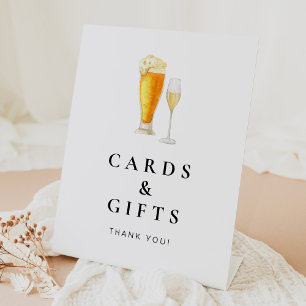 CHARLIE Bubbles & Brews Karten & Geschenke Untersc Sockelschild