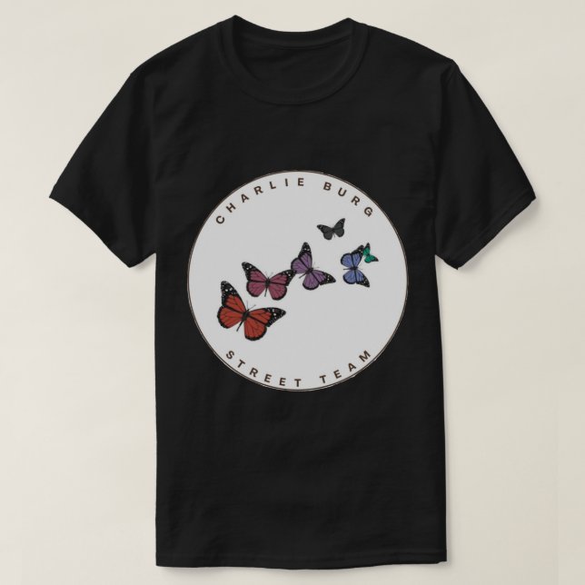 Charlie Burg Street Team Sticker T-Shirt (Design vorne)