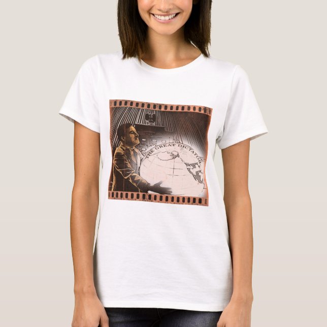 Charlie Chaplin T-ShirtThe Great Dictator, Charlie T-Shirt (Vorderseite)