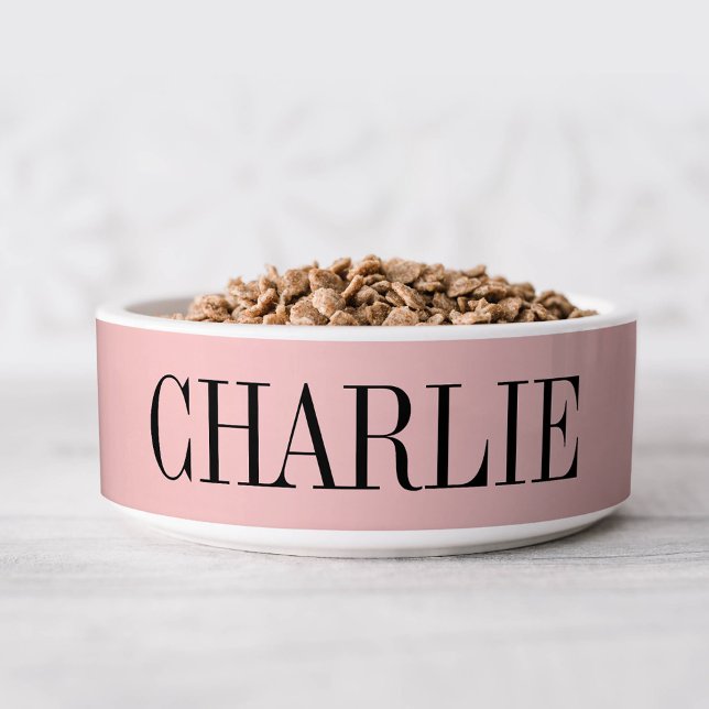 Charlie Classic Name Monogram | Pink Napf (Von Creator hochgeladen)