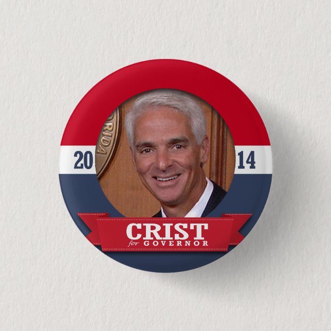 CHARLIE CRIST CAMPAIGN BUTTON (Vorderseite)