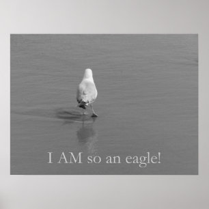 Charlie die einsame Seemöwe - ich bin so ein Poster