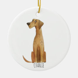 Charlie Dog Keramik Ornament