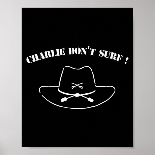 Charlie Don't Surf !  Poster (Vorne)