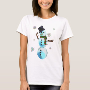 Charlie le type de neige (long T-shirt de douille)