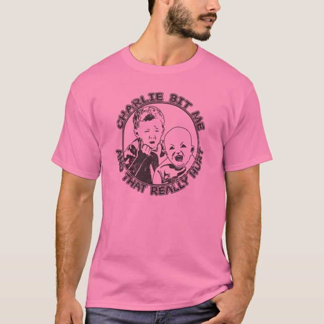Charlie m'a mordu (le T-shirt léger) (Devant)