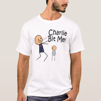 Charlie m'a mordu T-shirt