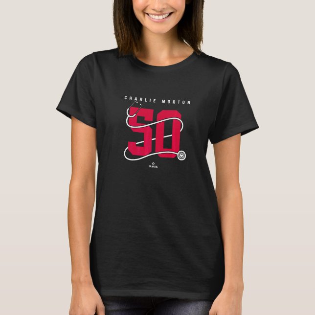 Charlie Morton Atlanta Baseball Healthcare Worker T-Shirt (Vorderseite)