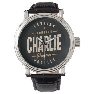 Charlie Personalisierter Name - Funny Charlie Armbanduhr