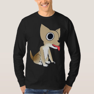 Charlie The Chihuahua Vollfarbe W Transparente BG T-Shirt