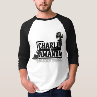 Charlie- u. Amanda-LogoRaglan T-Shirt