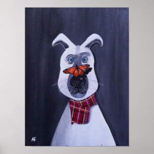 Charlie und das Monarch-Gemälde von Alfred Fox Poster