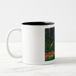 Charlien glücklicher Wasserspeier Zweifarbige Tasse