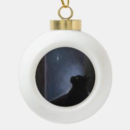 Charlie's Weihnachtsgeist Keramik Kugel-Ornament