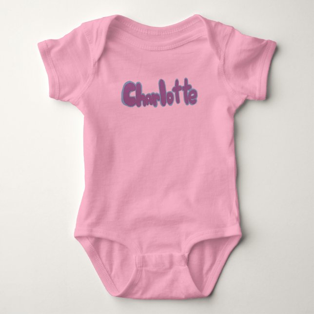 Charlotte  baby strampler (Vorderseite)
