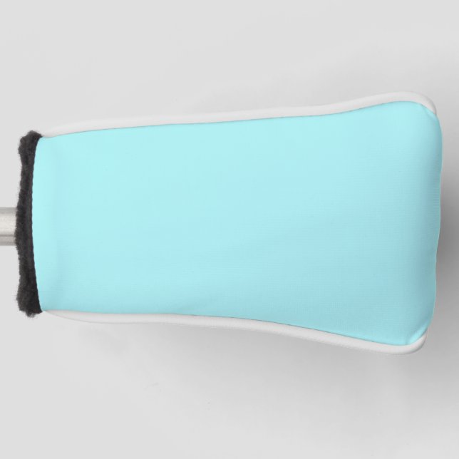 Charlotte blau - Aquablau in fester Farbe Golf Headcover (Vorderseite)