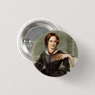Charlotte Bronte Button