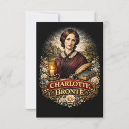 Charlotte Brontë Dankeskarte