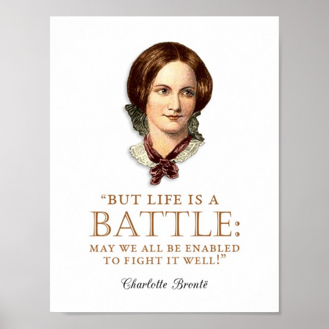 Charlotte Bronte - Das Leben ist eine Schlacht Poster (Vorne)