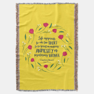 Charlotte Bronte Jane Eyre Blumenzettel Decke