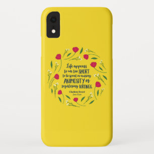 Charlotte Bronte Jane Eyre Blumenzitat Case-Mate iPhone Hülle