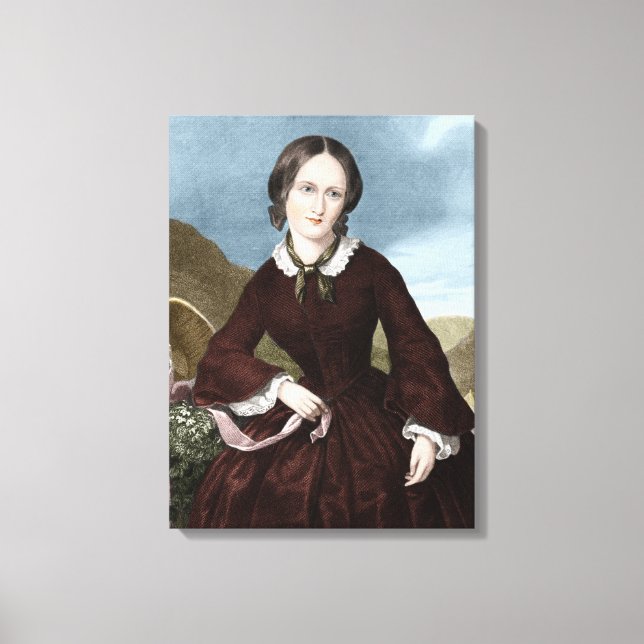 Charlotte Bronte Leinwanddruck (Vorderseite)
