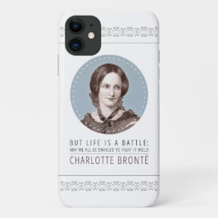 Charlotte Bronte Portrait und Zitat Case-Mate iPhone Hülle