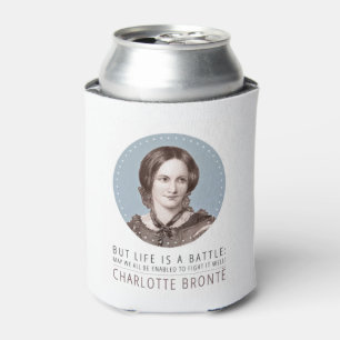 Charlotte Bronte Portrait und Zitat Dosenkühler