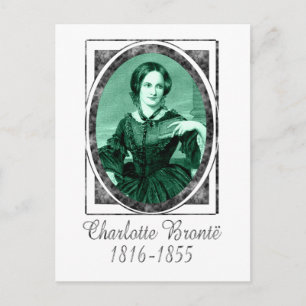 Charlotte Brontë Postkarte