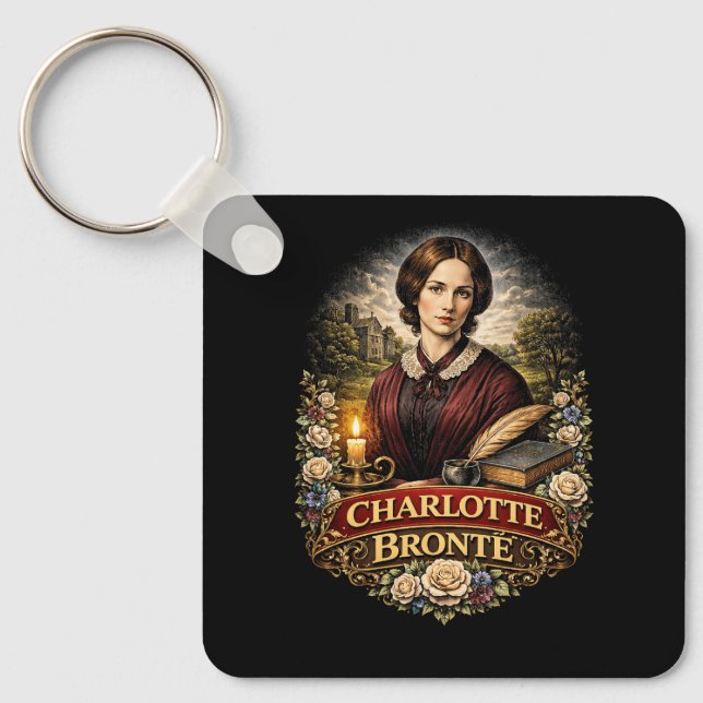 Charlotte Bronte Schlüsselanhänger (Vorderseite)