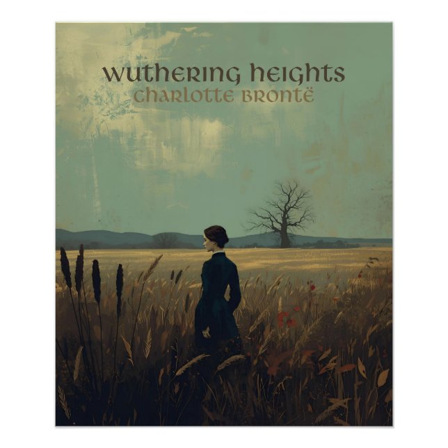 Charlotte Brönte, "Wuthering Heights" Fotodruck (Vorne)