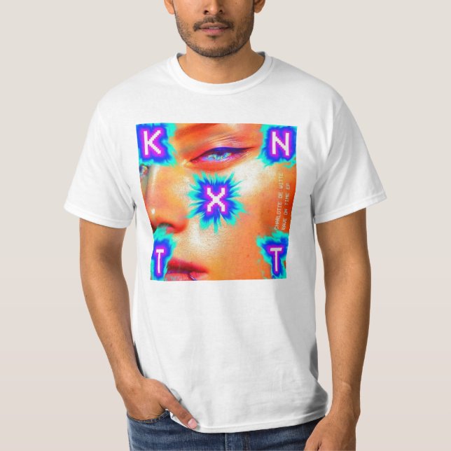 Charlotte de witte retro T-Shirt (Vorderseite)