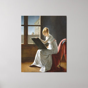 Charlotte du Val d'Ognes durch Marie-Denise Leinwanddruck