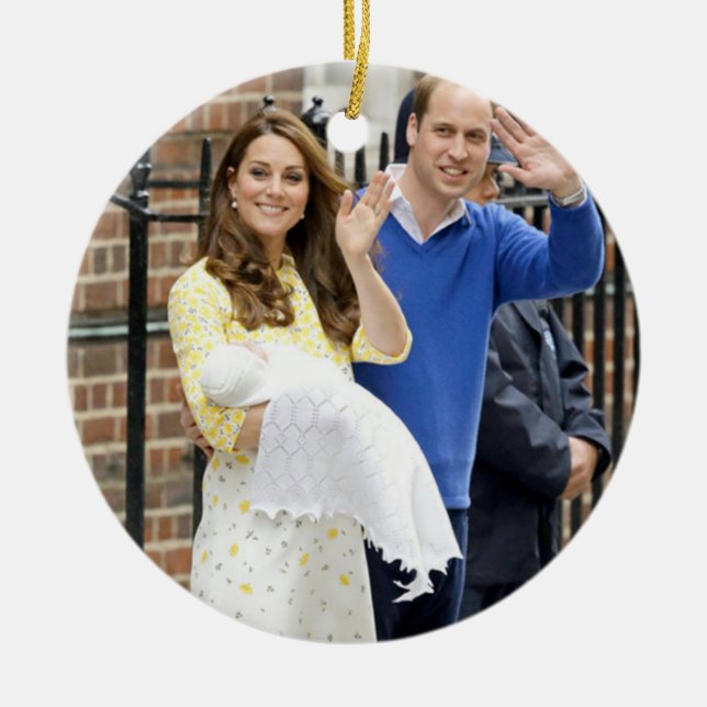 Charlotte Elizabeth Diana - Briten sind Kate Keramik Ornament (Vorne)