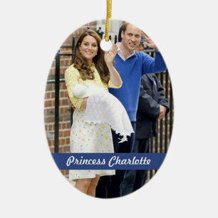 Charlotte Elizabeth Diana - Briten sind Kate Keramik Ornament