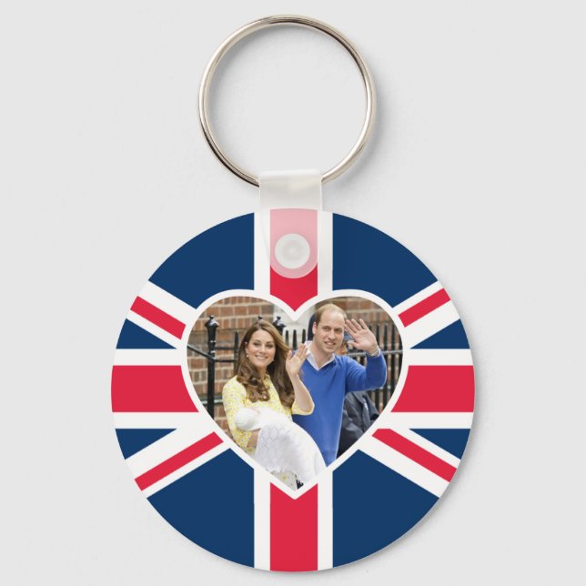 Charlotte Elizabeth Diana - British Will Kate Schlüsselanhänger (Vorderseite)