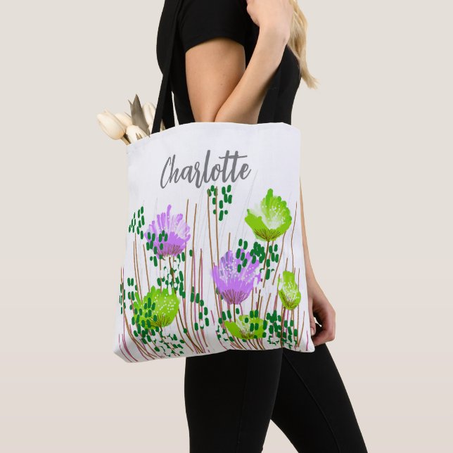 Charlotte Floral Monogram Tasche (Von Nahem)