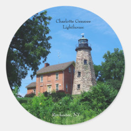 Charlotte Genesee Lighthouse Aufkleber