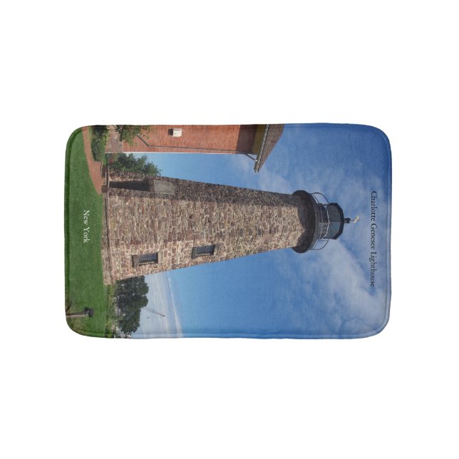 Charlotte Genesee Lighthouse hohe Badematte (Vorderseite)