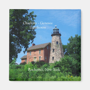 Charlotte - Genesee Lighthouse Magnet